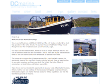 Tablet Screenshot of dcmarineboattrips.co.uk